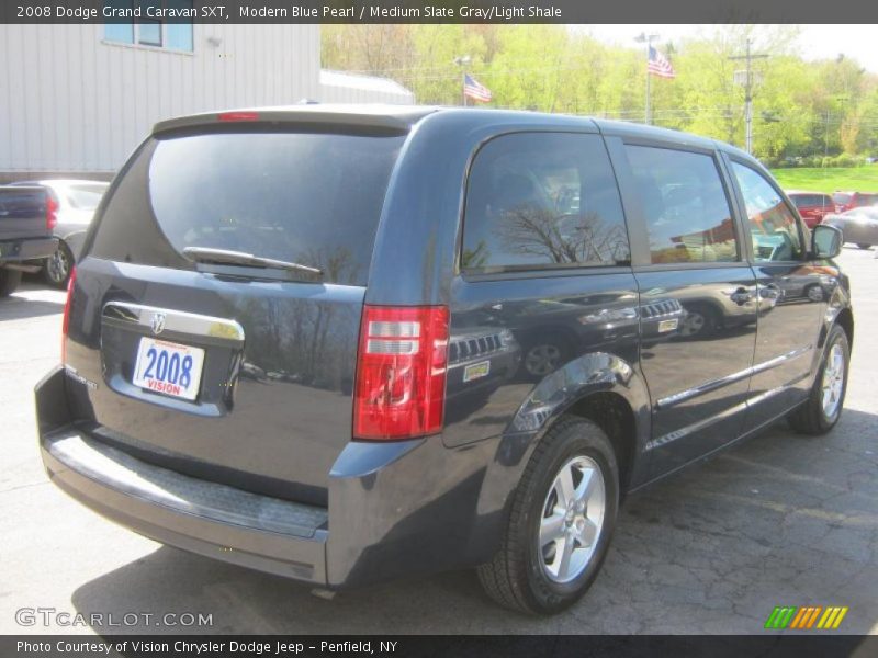 Modern Blue Pearl / Medium Slate Gray/Light Shale 2008 Dodge Grand Caravan SXT