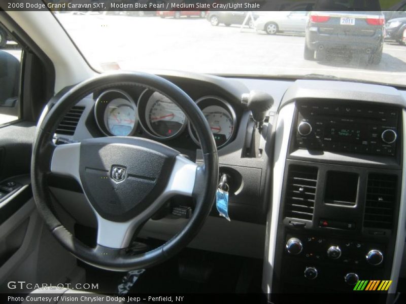 Modern Blue Pearl / Medium Slate Gray/Light Shale 2008 Dodge Grand Caravan SXT