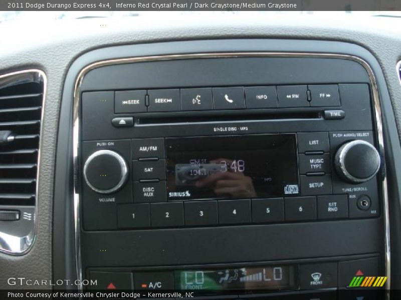 Inferno Red Crystal Pearl / Dark Graystone/Medium Graystone 2011 Dodge Durango Express 4x4