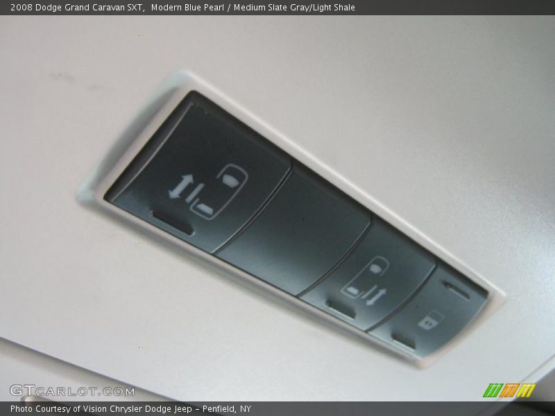 Modern Blue Pearl / Medium Slate Gray/Light Shale 2008 Dodge Grand Caravan SXT