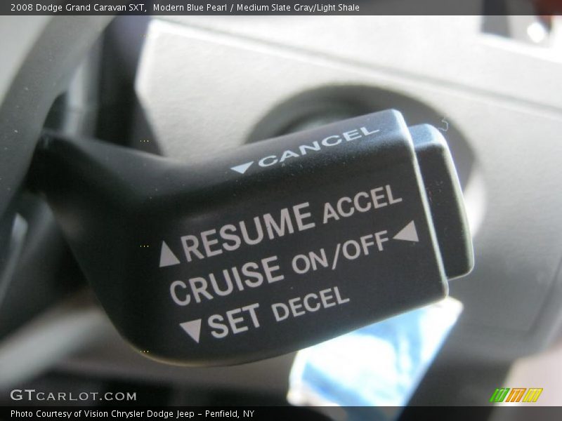 Modern Blue Pearl / Medium Slate Gray/Light Shale 2008 Dodge Grand Caravan SXT