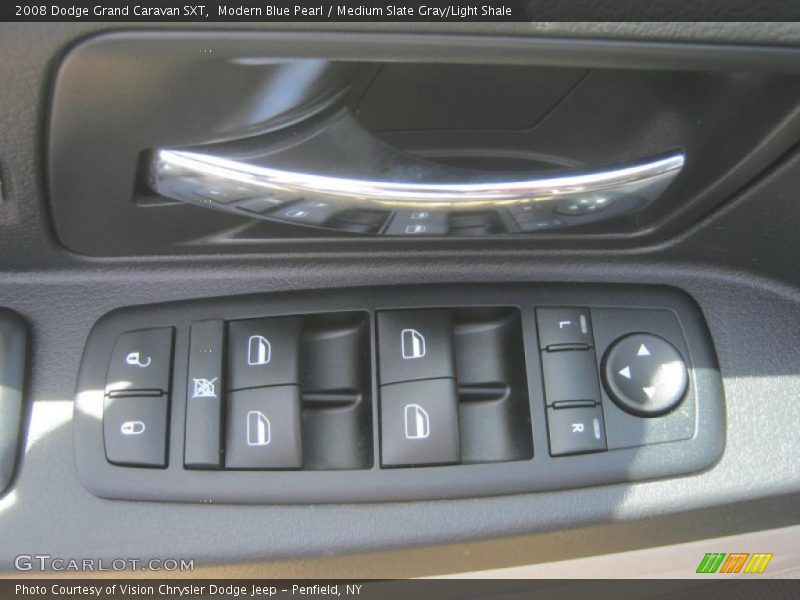 Modern Blue Pearl / Medium Slate Gray/Light Shale 2008 Dodge Grand Caravan SXT