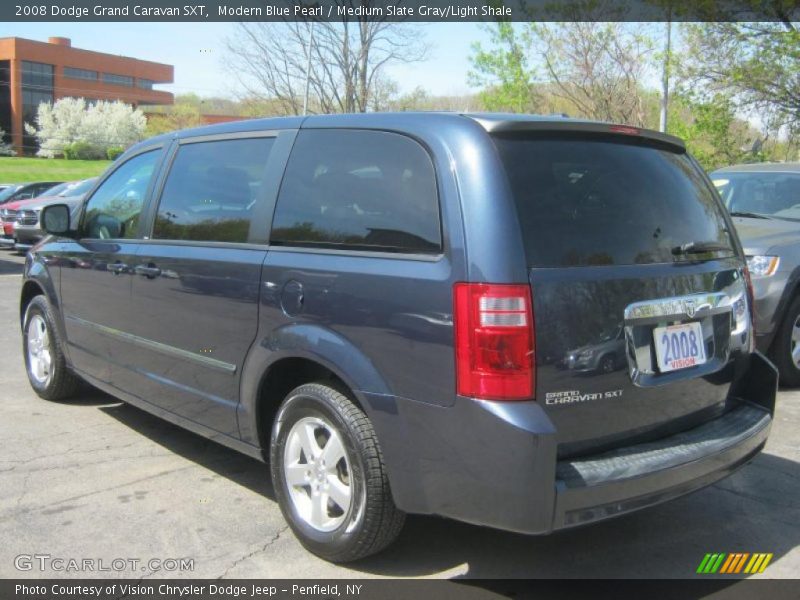 Modern Blue Pearl / Medium Slate Gray/Light Shale 2008 Dodge Grand Caravan SXT