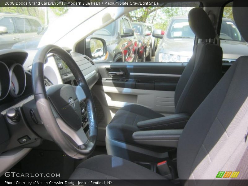 Modern Blue Pearl / Medium Slate Gray/Light Shale 2008 Dodge Grand Caravan SXT