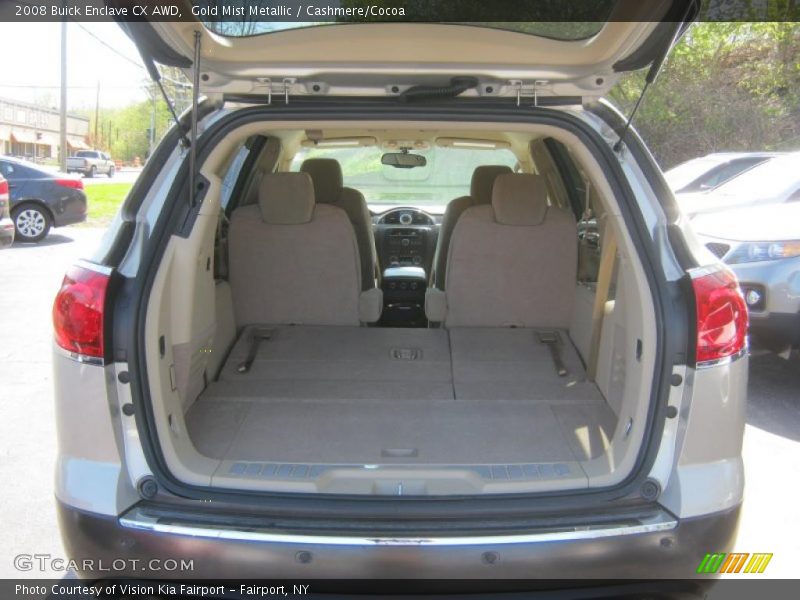  2008 Enclave CX AWD Trunk