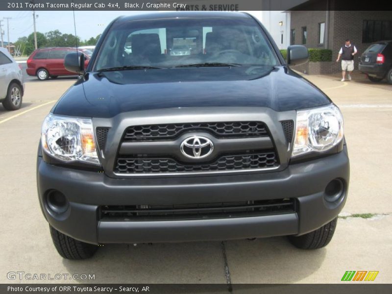 Black / Graphite Gray 2011 Toyota Tacoma Regular Cab 4x4