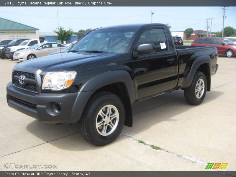 Black / Graphite Gray 2011 Toyota Tacoma Regular Cab 4x4