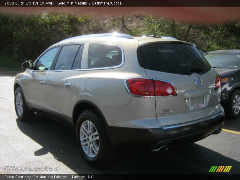 Gold Mist Metallic / Cashmere/Cocoa 2008 Buick Enclave CX AWD