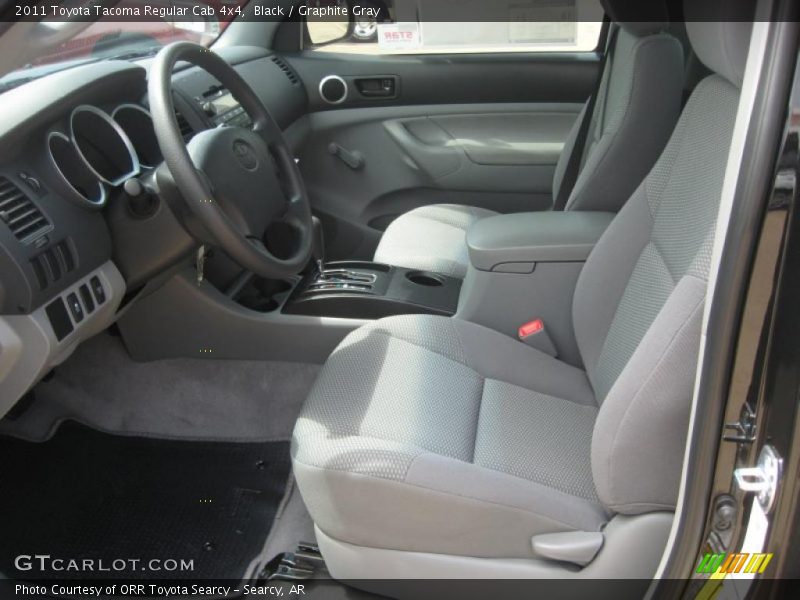 Black / Graphite Gray 2011 Toyota Tacoma Regular Cab 4x4