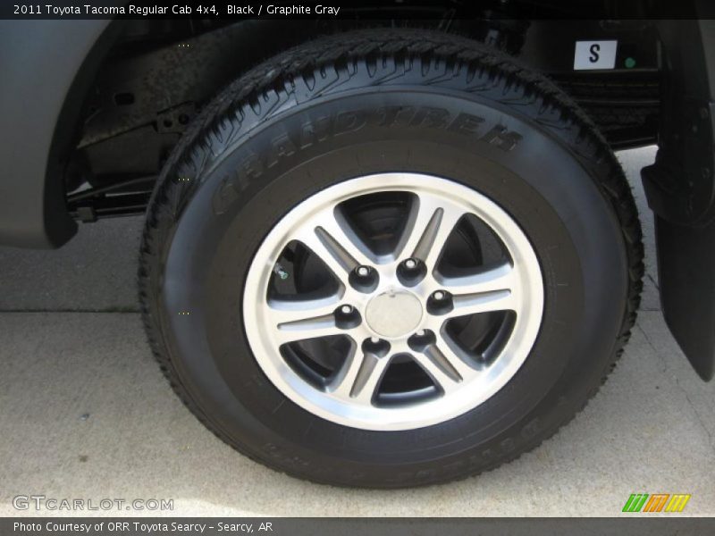 Black / Graphite Gray 2011 Toyota Tacoma Regular Cab 4x4