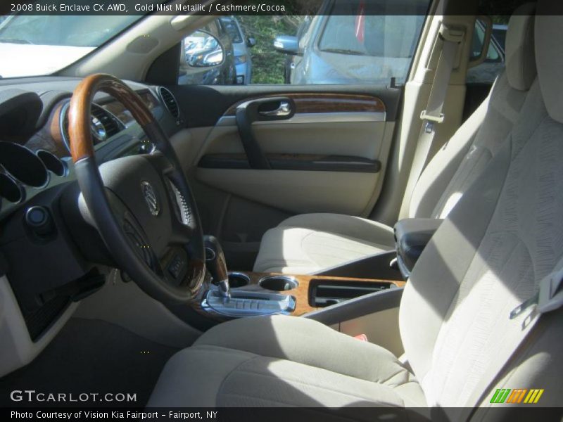 Gold Mist Metallic / Cashmere/Cocoa 2008 Buick Enclave CX AWD