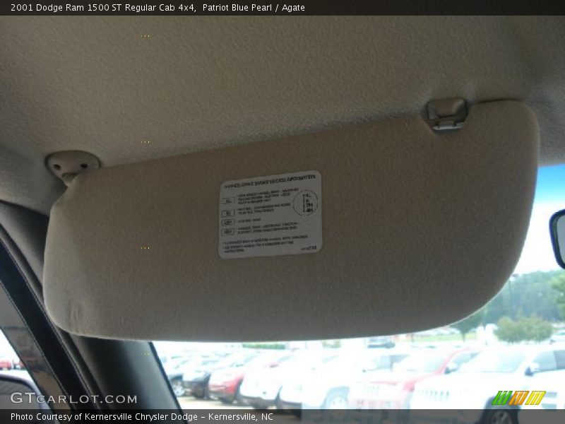 Patriot Blue Pearl / Agate 2001 Dodge Ram 1500 ST Regular Cab 4x4