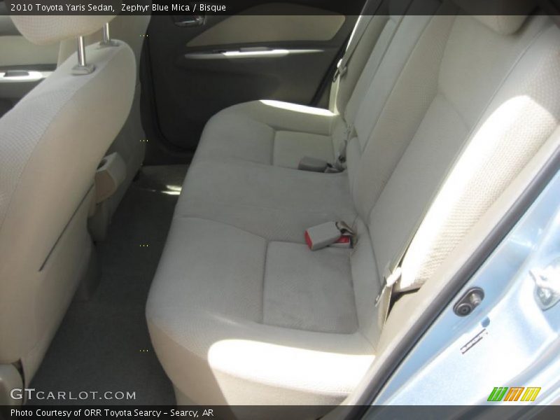 Zephyr Blue Mica / Bisque 2010 Toyota Yaris Sedan