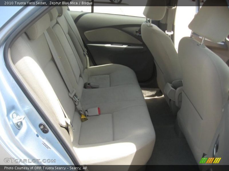 Zephyr Blue Mica / Bisque 2010 Toyota Yaris Sedan