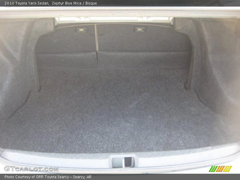 Zephyr Blue Mica / Bisque 2010 Toyota Yaris Sedan
