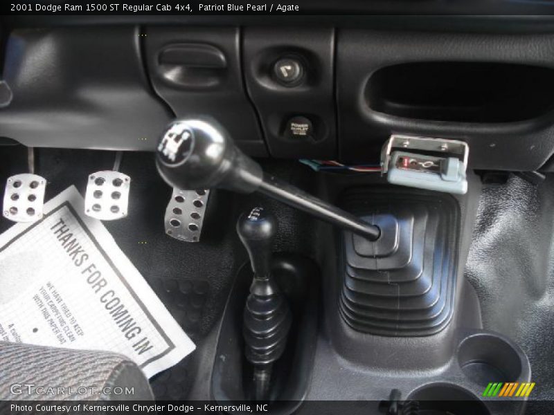 Patriot Blue Pearl / Agate 2001 Dodge Ram 1500 ST Regular Cab 4x4
