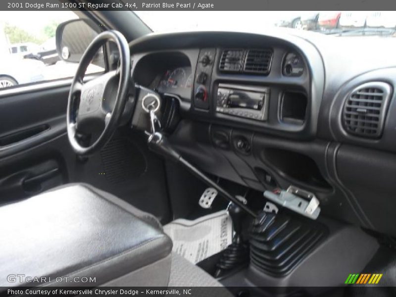 Patriot Blue Pearl / Agate 2001 Dodge Ram 1500 ST Regular Cab 4x4