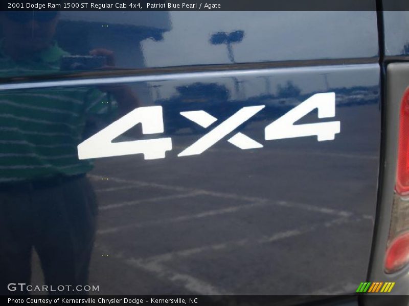 Patriot Blue Pearl / Agate 2001 Dodge Ram 1500 ST Regular Cab 4x4