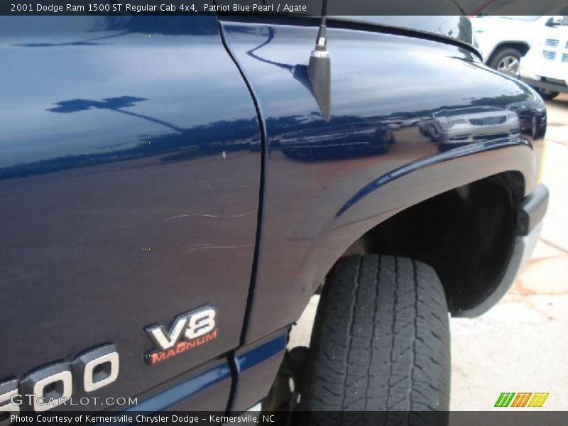 Patriot Blue Pearl / Agate 2001 Dodge Ram 1500 ST Regular Cab 4x4