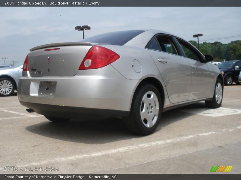 Liquid Silver Metallic / Ebony 2006 Pontiac G6 Sedan