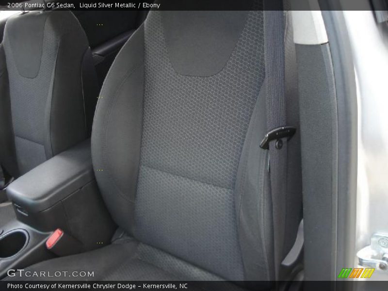 Liquid Silver Metallic / Ebony 2006 Pontiac G6 Sedan