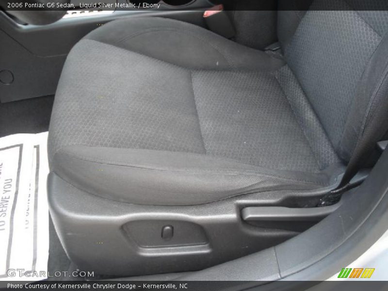 Liquid Silver Metallic / Ebony 2006 Pontiac G6 Sedan