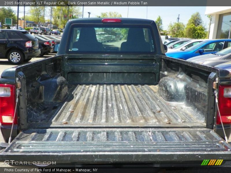 Dark Green Satin Metallic / Medium Pebble Tan 2005 Ford Ranger XLT Regular Cab