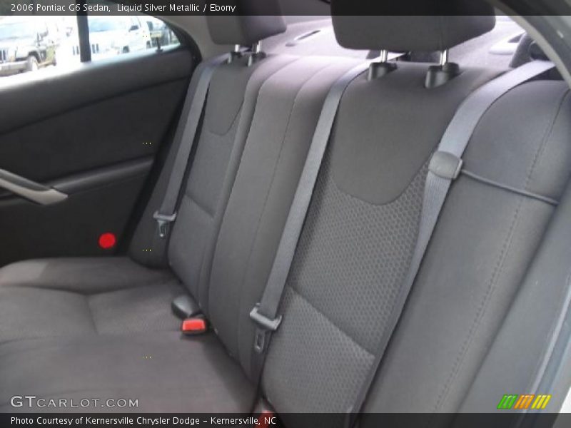 Liquid Silver Metallic / Ebony 2006 Pontiac G6 Sedan