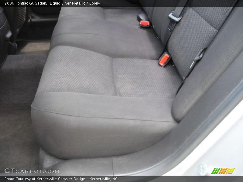 Liquid Silver Metallic / Ebony 2006 Pontiac G6 Sedan