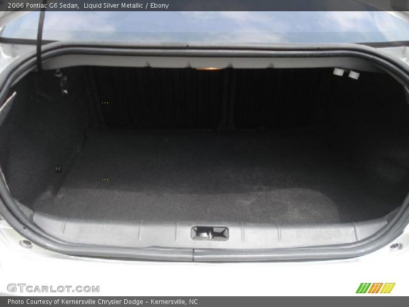 Liquid Silver Metallic / Ebony 2006 Pontiac G6 Sedan