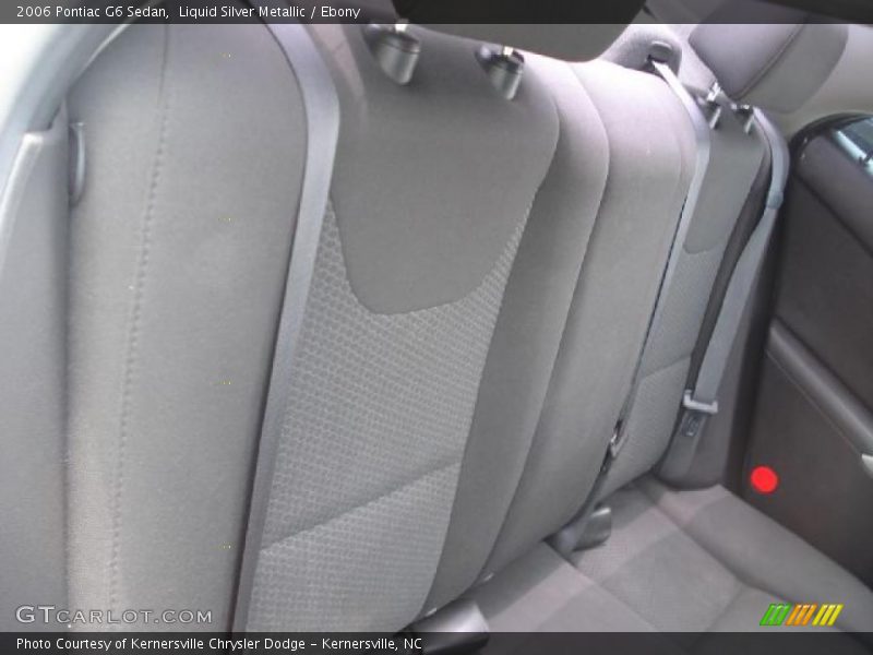 Liquid Silver Metallic / Ebony 2006 Pontiac G6 Sedan
