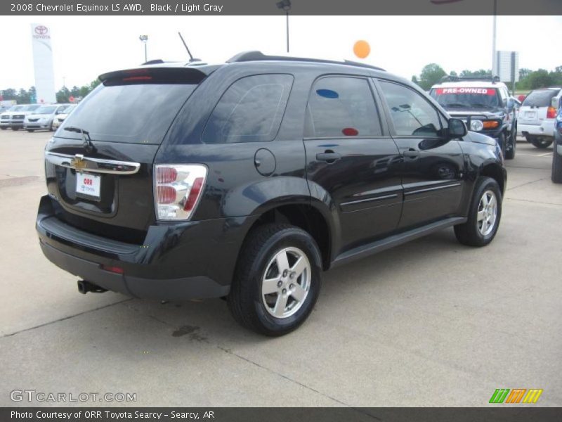 Black / Light Gray 2008 Chevrolet Equinox LS AWD