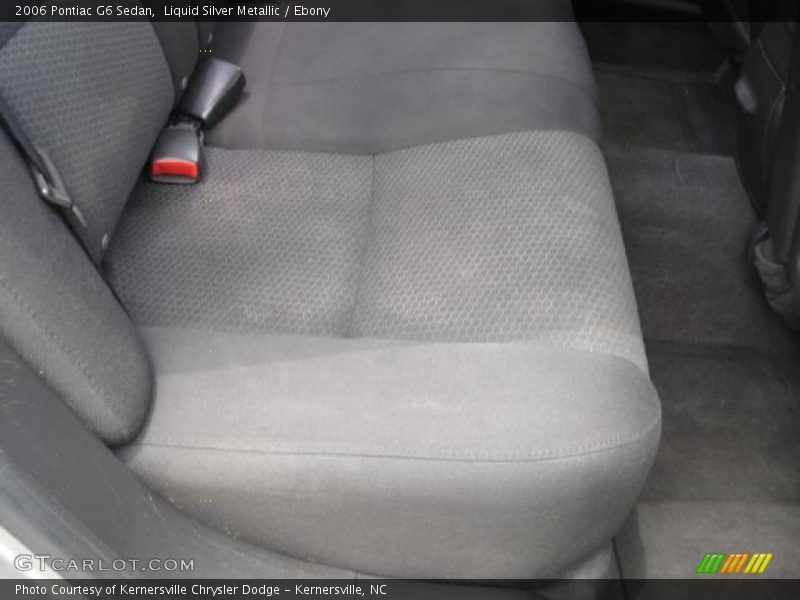 Liquid Silver Metallic / Ebony 2006 Pontiac G6 Sedan