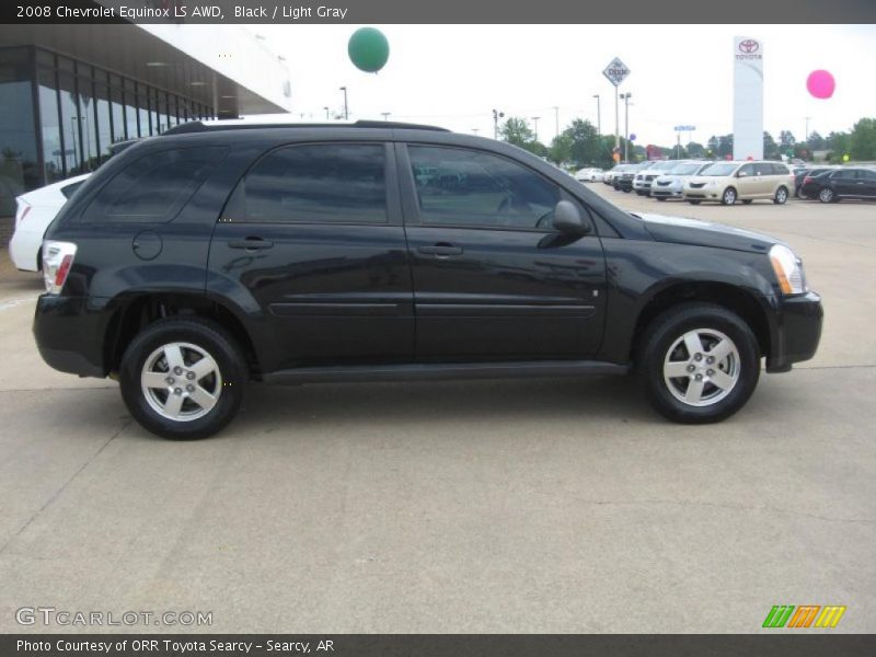 Black / Light Gray 2008 Chevrolet Equinox LS AWD