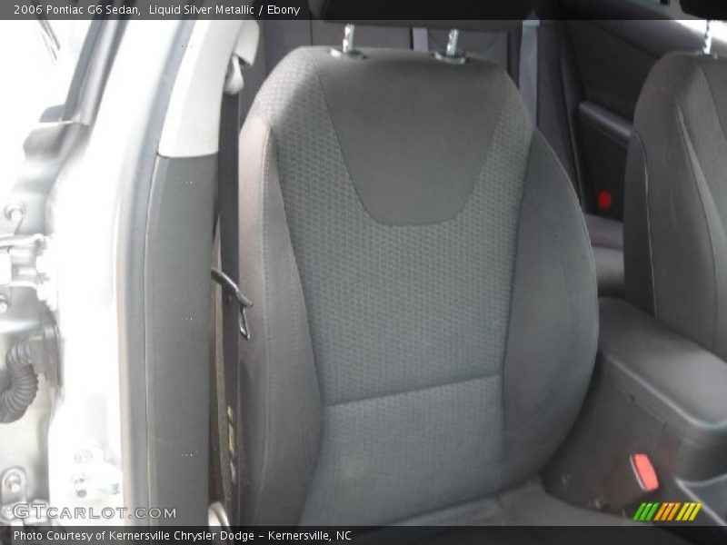 Liquid Silver Metallic / Ebony 2006 Pontiac G6 Sedan