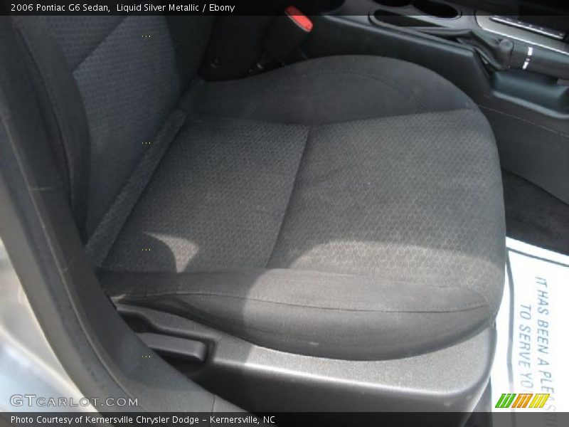 Liquid Silver Metallic / Ebony 2006 Pontiac G6 Sedan