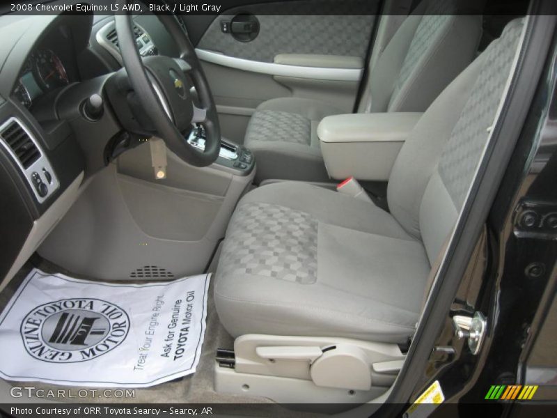 Black / Light Gray 2008 Chevrolet Equinox LS AWD