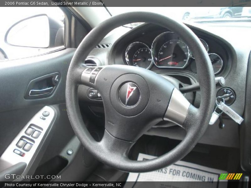 Liquid Silver Metallic / Ebony 2006 Pontiac G6 Sedan