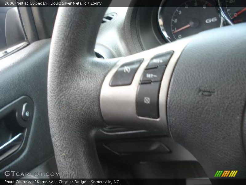 Liquid Silver Metallic / Ebony 2006 Pontiac G6 Sedan