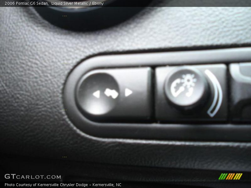 Liquid Silver Metallic / Ebony 2006 Pontiac G6 Sedan