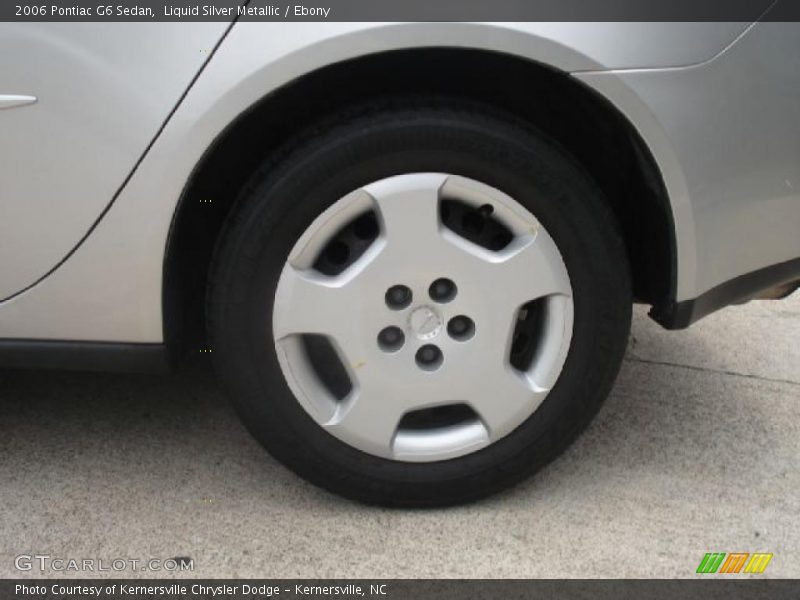 Liquid Silver Metallic / Ebony 2006 Pontiac G6 Sedan