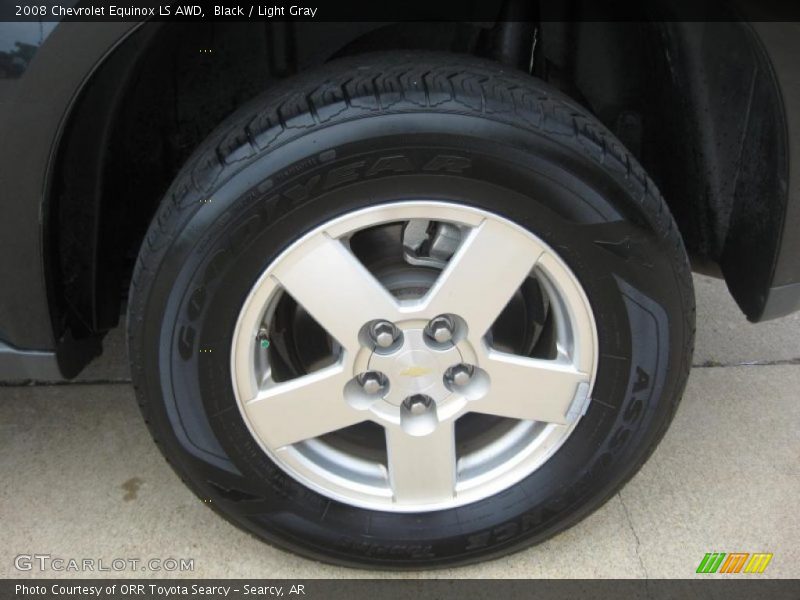 Black / Light Gray 2008 Chevrolet Equinox LS AWD