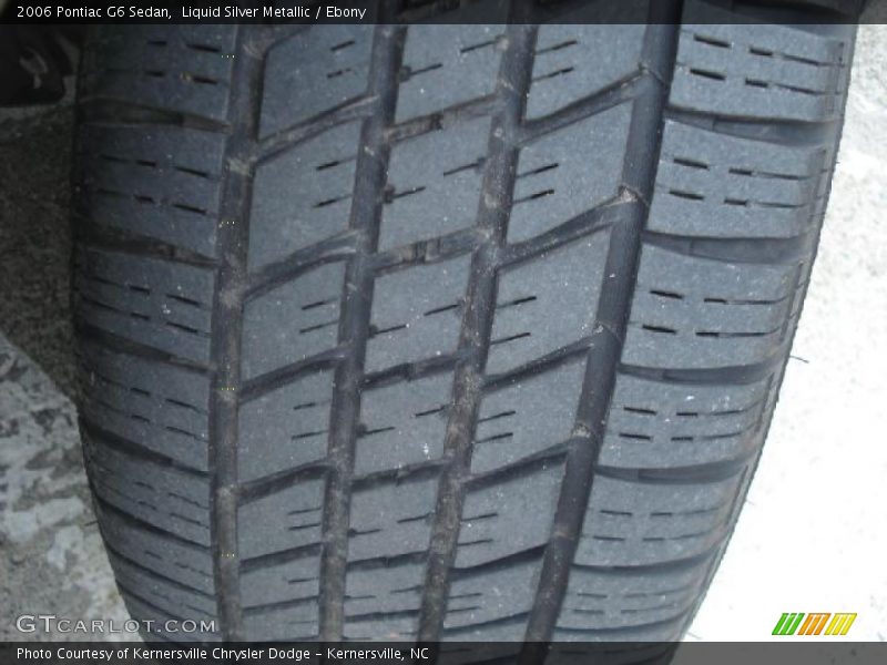 Liquid Silver Metallic / Ebony 2006 Pontiac G6 Sedan