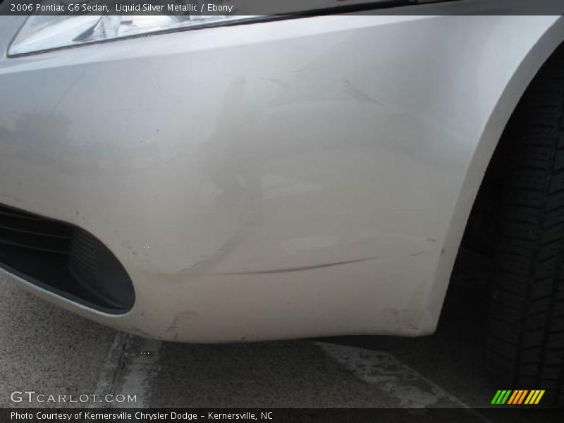 Liquid Silver Metallic / Ebony 2006 Pontiac G6 Sedan