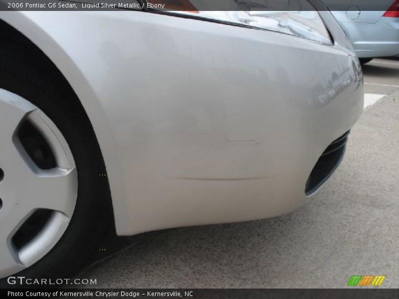 Liquid Silver Metallic / Ebony 2006 Pontiac G6 Sedan