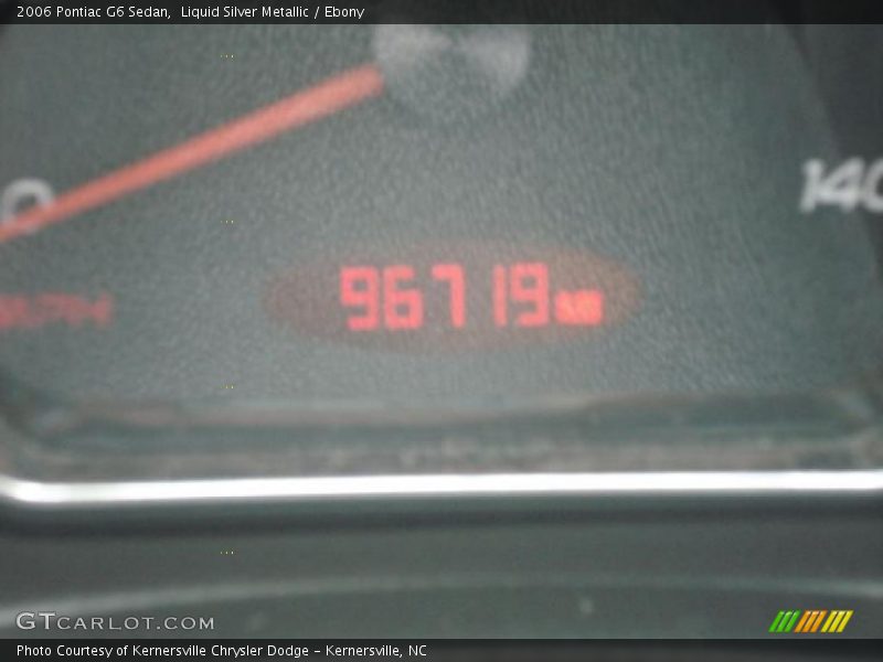 Liquid Silver Metallic / Ebony 2006 Pontiac G6 Sedan
