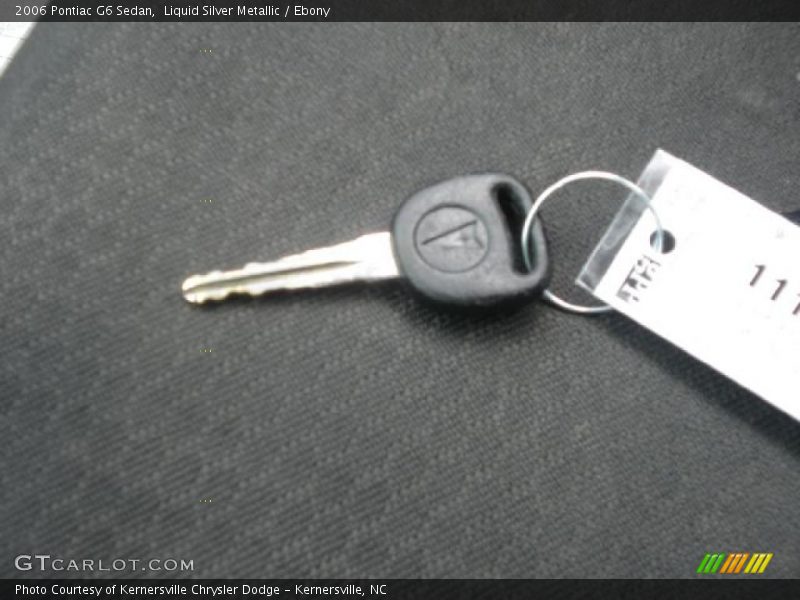 Liquid Silver Metallic / Ebony 2006 Pontiac G6 Sedan