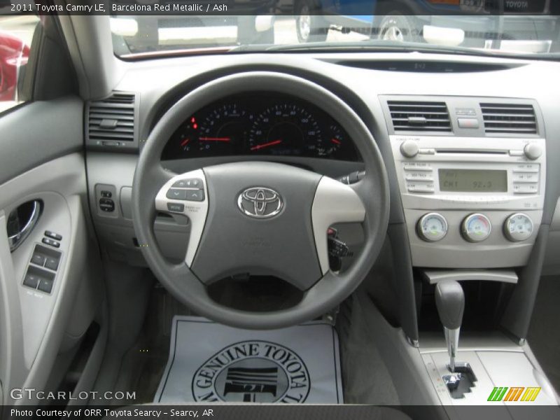 Barcelona Red Metallic / Ash 2011 Toyota Camry LE
