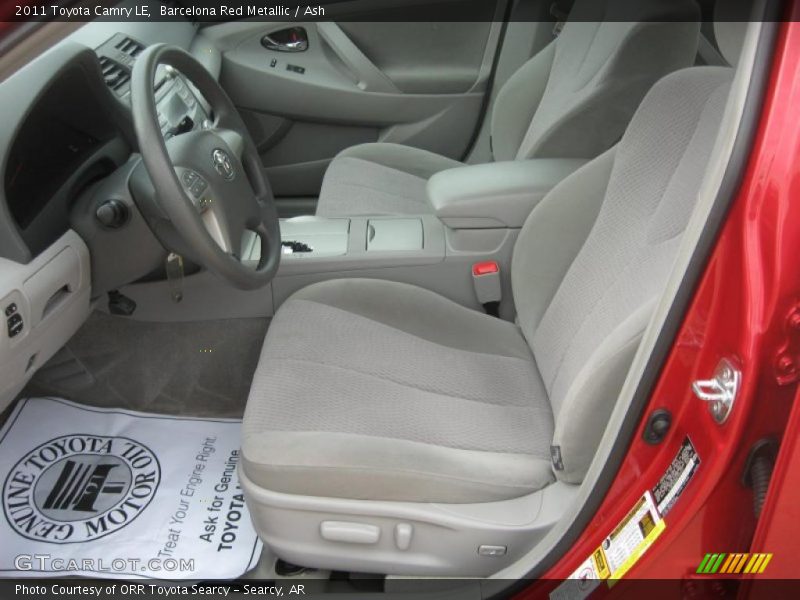 Barcelona Red Metallic / Ash 2011 Toyota Camry LE