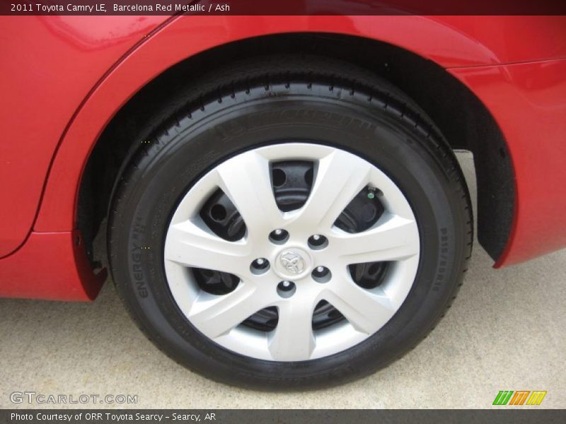 Barcelona Red Metallic / Ash 2011 Toyota Camry LE